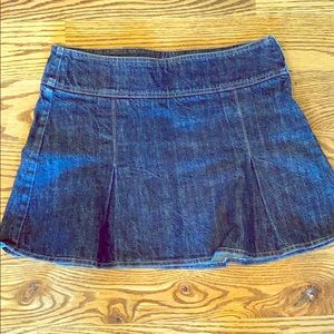 Mini denim skirt Italian designer Sisley++ size 6